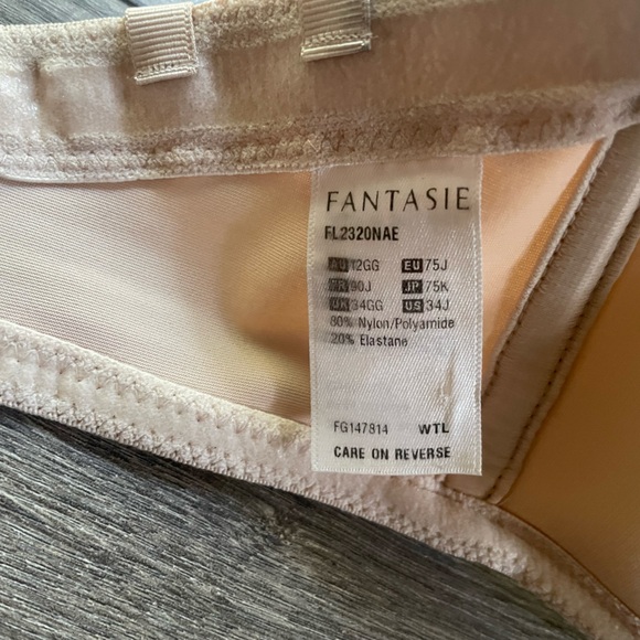 Fantasie strapless convertible bra US 34J UK 34GG - Picture 3 of 5